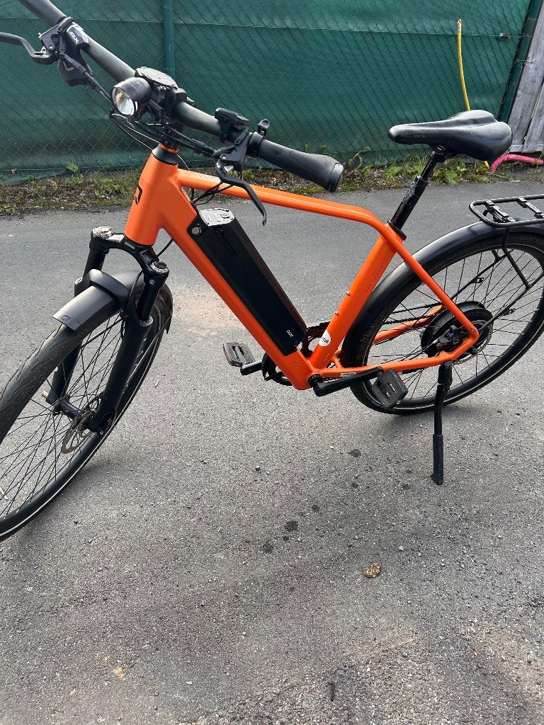 Super mooie quick electrische herenfiets, Fietsen en Brommers, Zo goed als nieuw, 50 km per accu of meer, 55 tot 59 cm, Ophalen