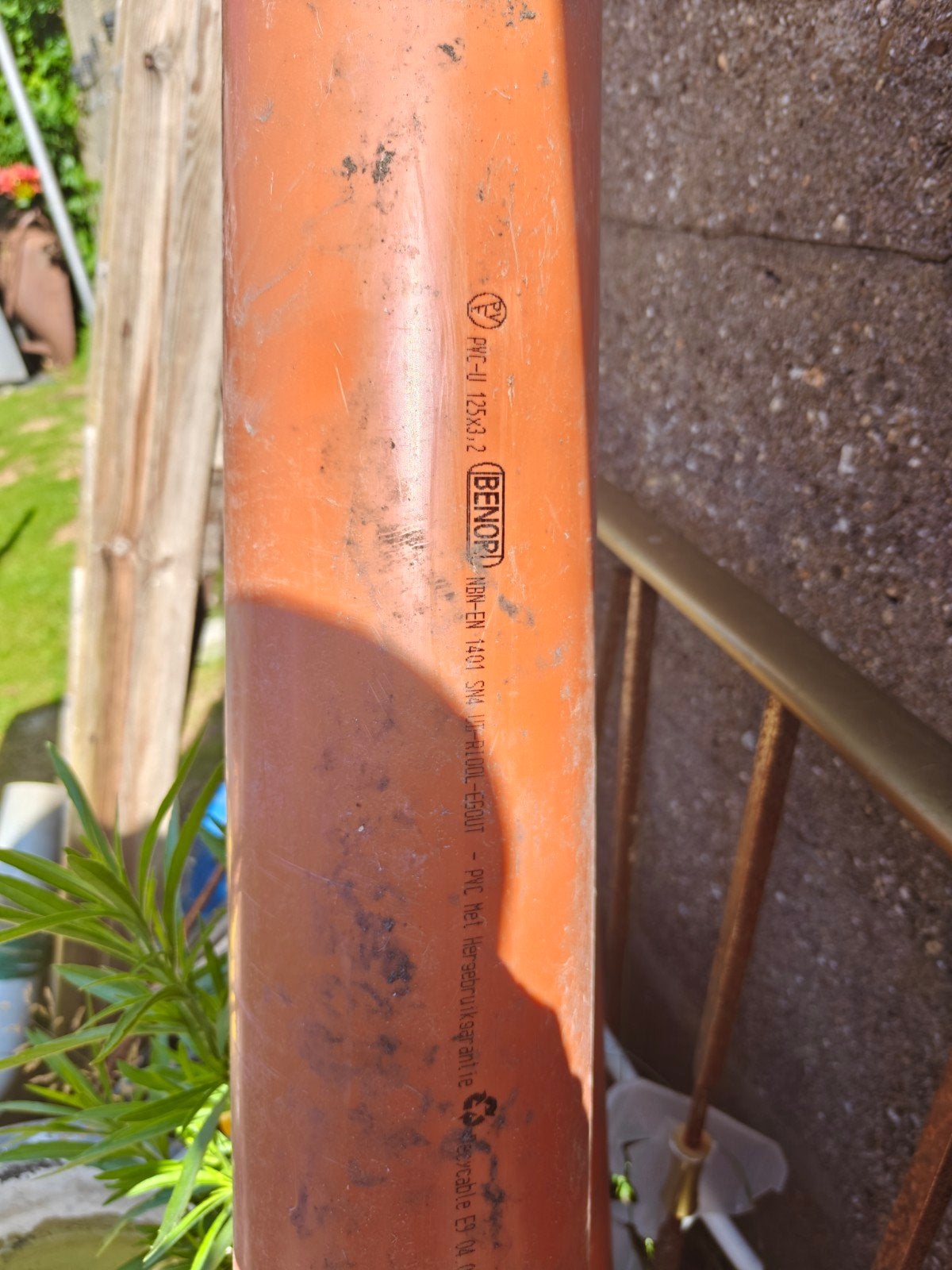 2 stukken afvoerpijp 125*3,2 (1* 2 meter, 1* 3 meter), Ophalen, PVC