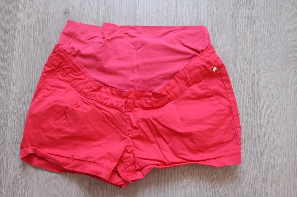 Zwangerschapsshort maat M (JBC), Kleding | Dames, Zwangerschapskleding, JBC, Gedragen, Broek of Spijkerbroek, Rood