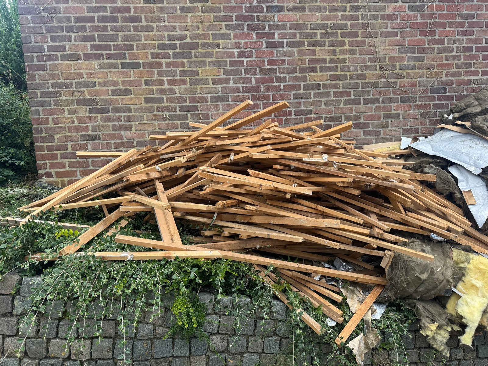 Gratis hout, Ophalen