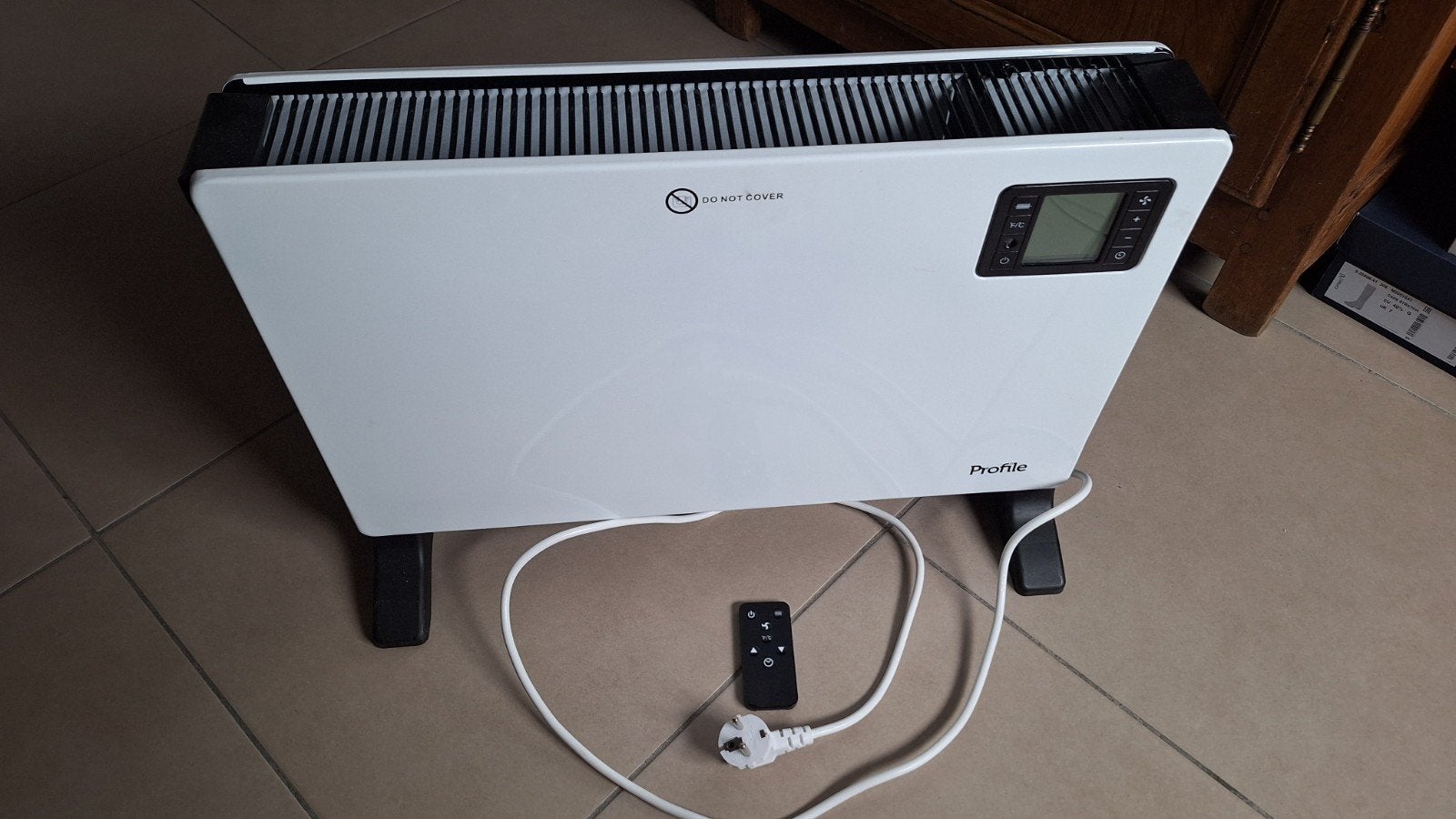 Radiateur électrique avec commande a distance 35 € SMS FR, Enlèvement, Comme neuf, Radiateur
