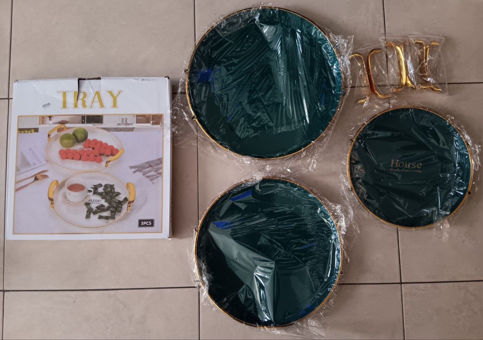Plateaux, Enlèvement ou Envoi, Vert, Plastique