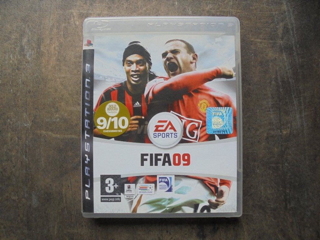 FIFA 09 voor PS3 (zie foto's), Consoles de jeu & Jeux vidéo, Enlèvement ou Envoi, Utilisé, À partir de 3 ans, 3 joueurs ou plus