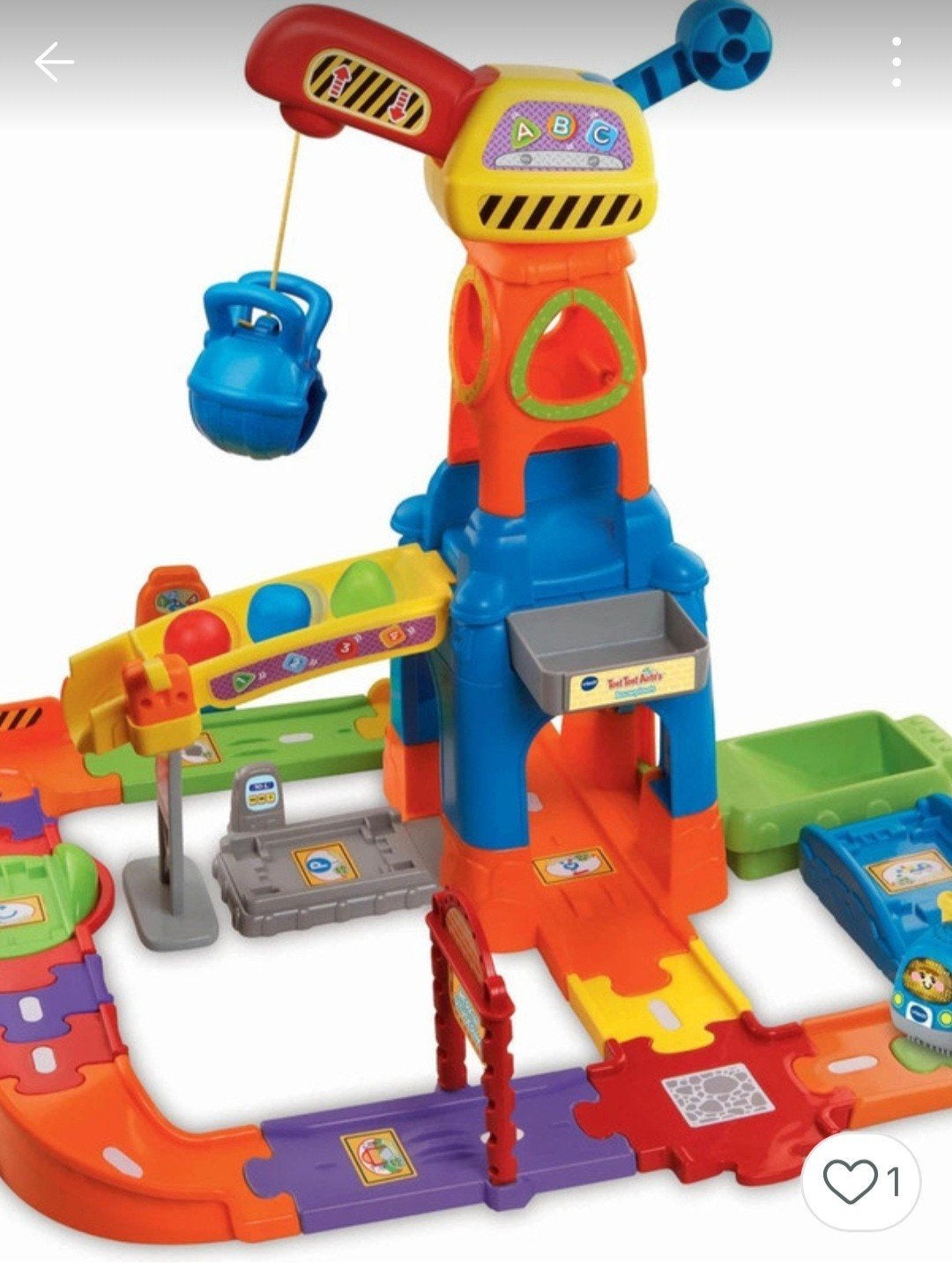 Toet toet autos vtech werkplaats, Ophalen