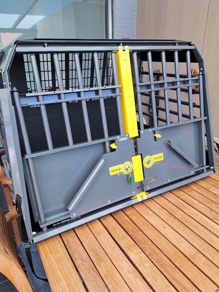 Hondenbench Petcomfort Variocage dubbel M, Dieren en Toebehoren, Ophalen, Zo goed als nieuw