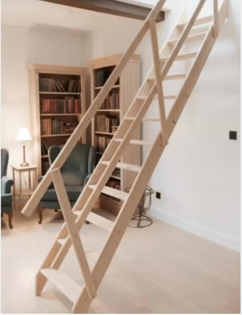 zoldertrap/werftrap, molenaarstrap, keldertrap, Doe-het-zelf en Bouw, Ladders en Trappen, Gebruikt, Trap, Ophalen