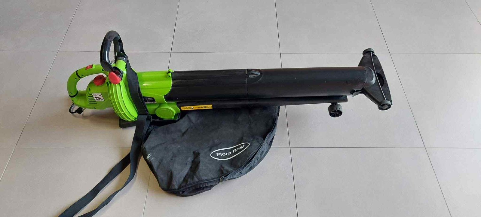 Bladblazer, Jardin & Terrasse, Électrique, Porté à la main, Avec sac de ramassage, Comme neuf