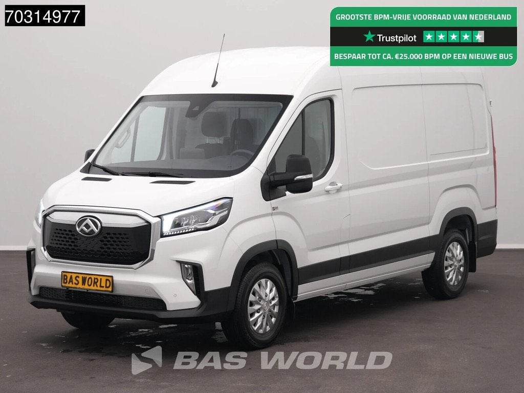 Maxus eDeliver 9 Elektrisch 72kWh 288km WLTP Stad 204PK Snel, Auto's, Bestelwagens en Lichte vracht, Automaat, Stof, Gebruikt