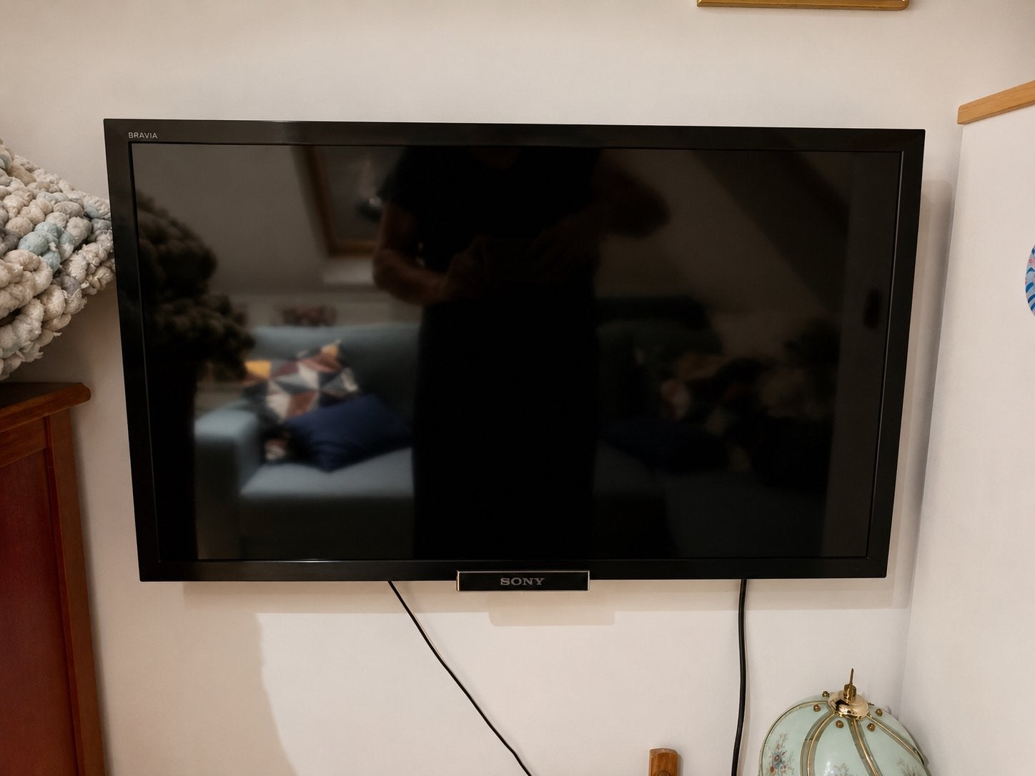 TV Sony BRAVIA + support murale, TV, Hi-fi & Vidéo, Télévisions, Enlèvement, Comme neuf, Sony