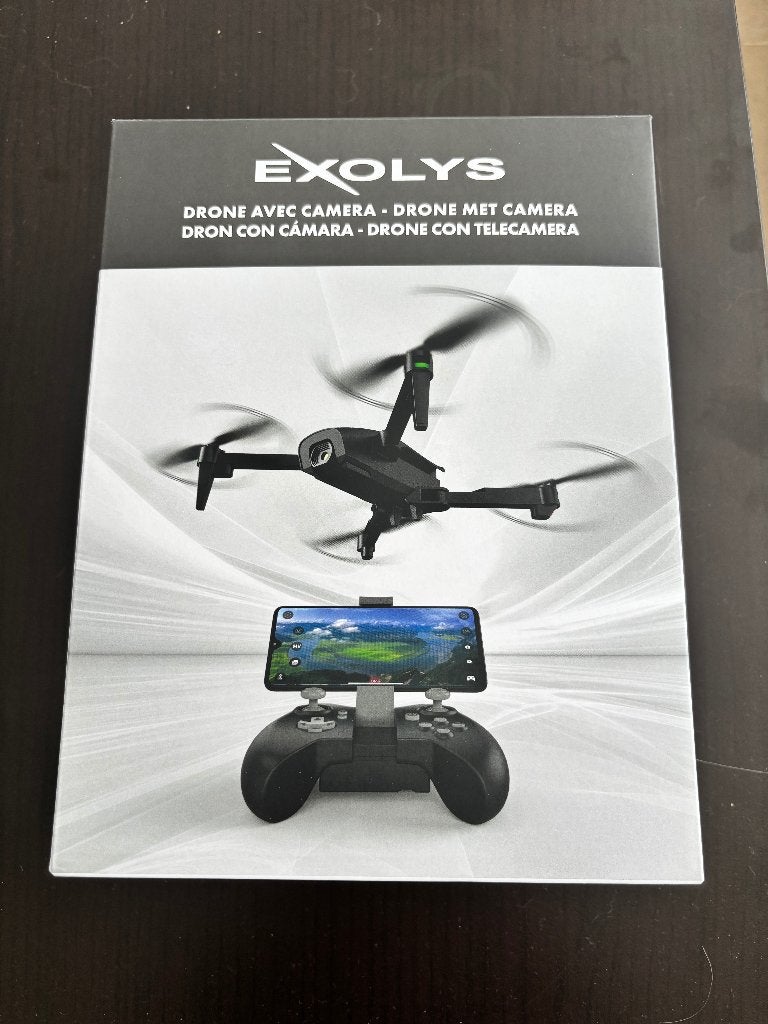 Exolys drone met camera – slechts 1 keer gebruikt – in doos, TV, Hi-fi & Vidéo, Drones, Enlèvement ou Envoi, Comme neuf, Drone avec caméra