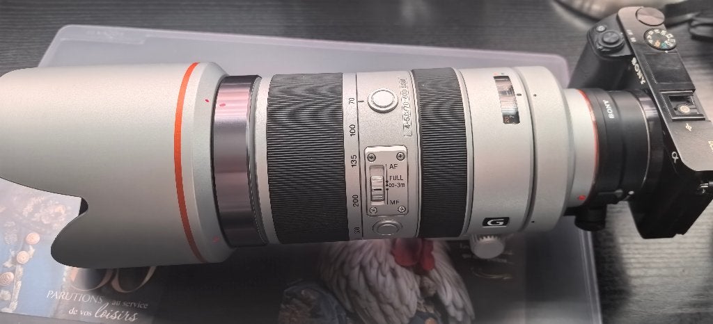 SONY „G” 70-400 mm ZOOM, Ophalen, Zo goed als nieuw, Sony, Zoom