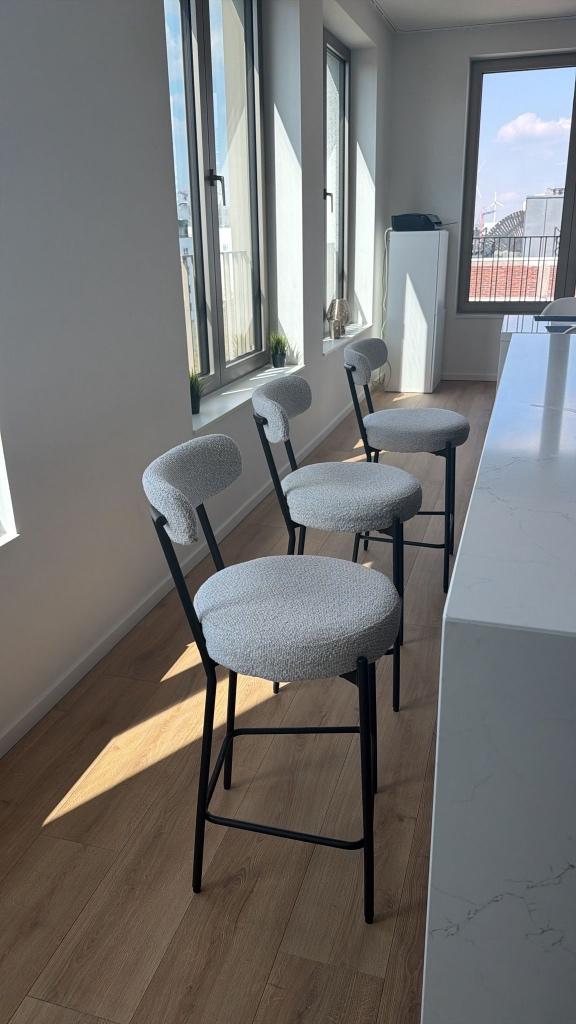 Nieuwe barstoelen, Comme neuf, Enlèvement, Métal, 60 à 90 cm