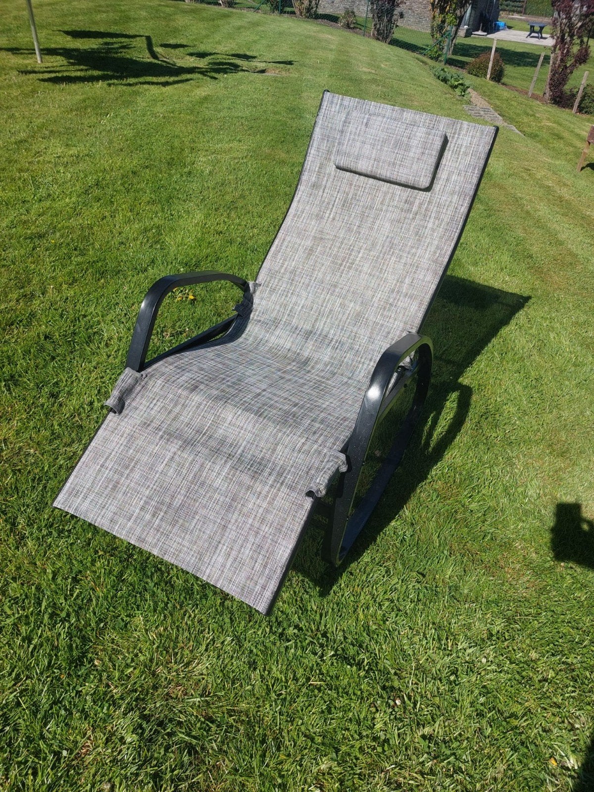 Chaise longue de jardin, Jardin & Terrasse, Enlèvement, Comme neuf, Aluminium, Pliant