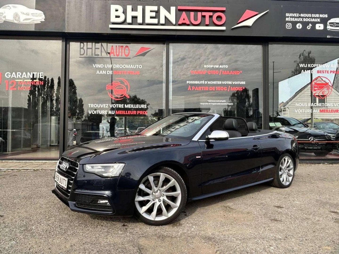 Audi A5 Cabriolet 2.0 TFSI/CUIR/S-line/RADAR/GARANTIE, Autos, Cuir, Achat, Euro 6, Entreprise