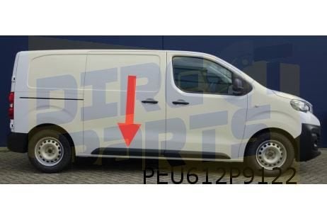 Citroën, Fiat, Opel (6/19-5/24-) schuifdeur- / zijwandlijst, -, -, Nieuw, Citroën