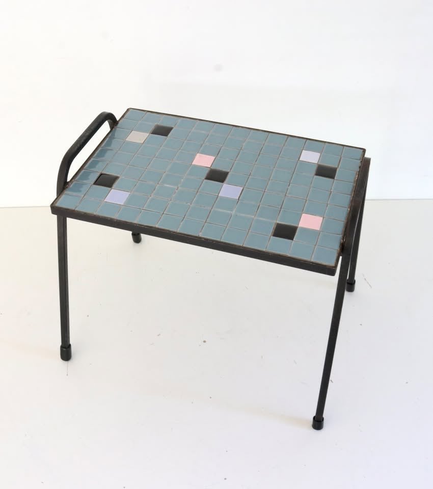 Vintage Mozaïek tafeltje jaren 60, Antiek en Kunst, Ophalen of Verzenden