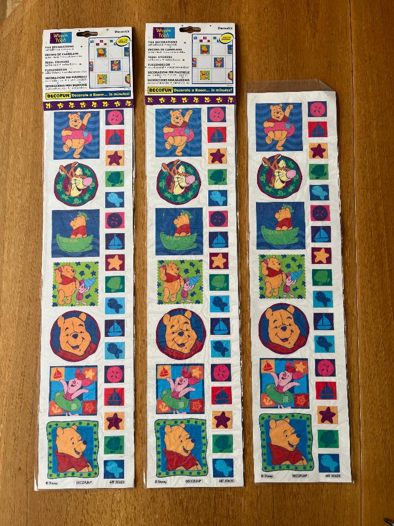 Winnie The Pooh tegel stickers, Kinderen en Baby's, Ophalen of Verzenden, Nieuw