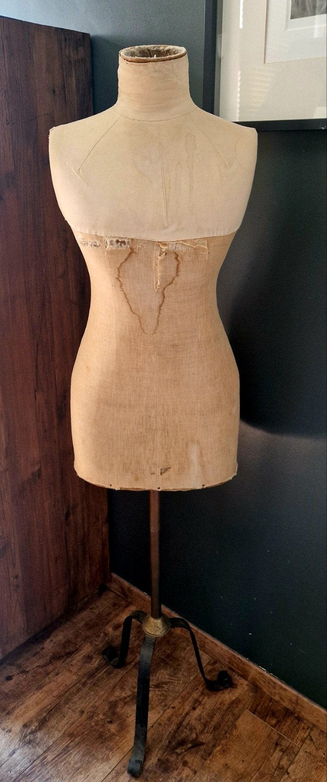 Antieke paspop, Hobby & Loisirs créatifs, Couture & Fournitures, Enlèvement, Mannequin