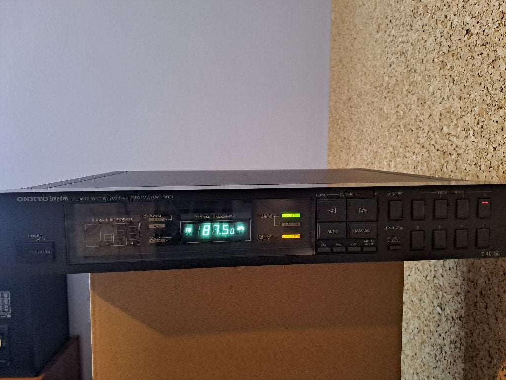 Onkyo tuner type T-4015L, Enlèvement, Utilisé