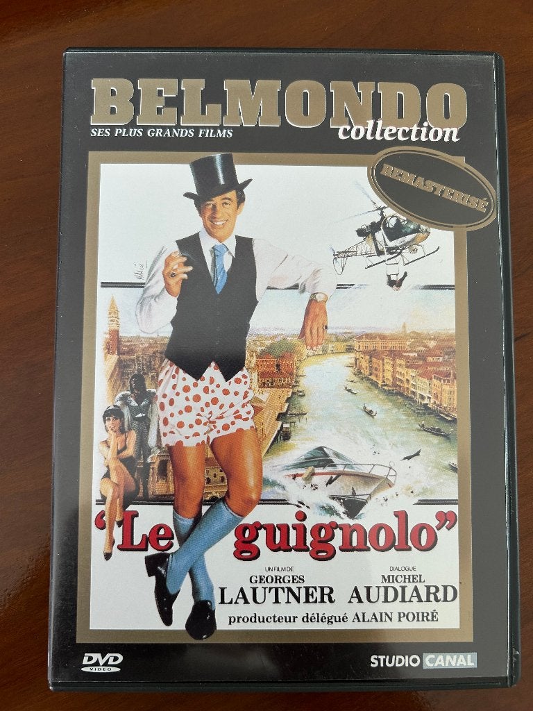 Le guignolo - DVD - Belmondo, Galabru, Géret, Enlèvement, Comme neuf, Français, Français