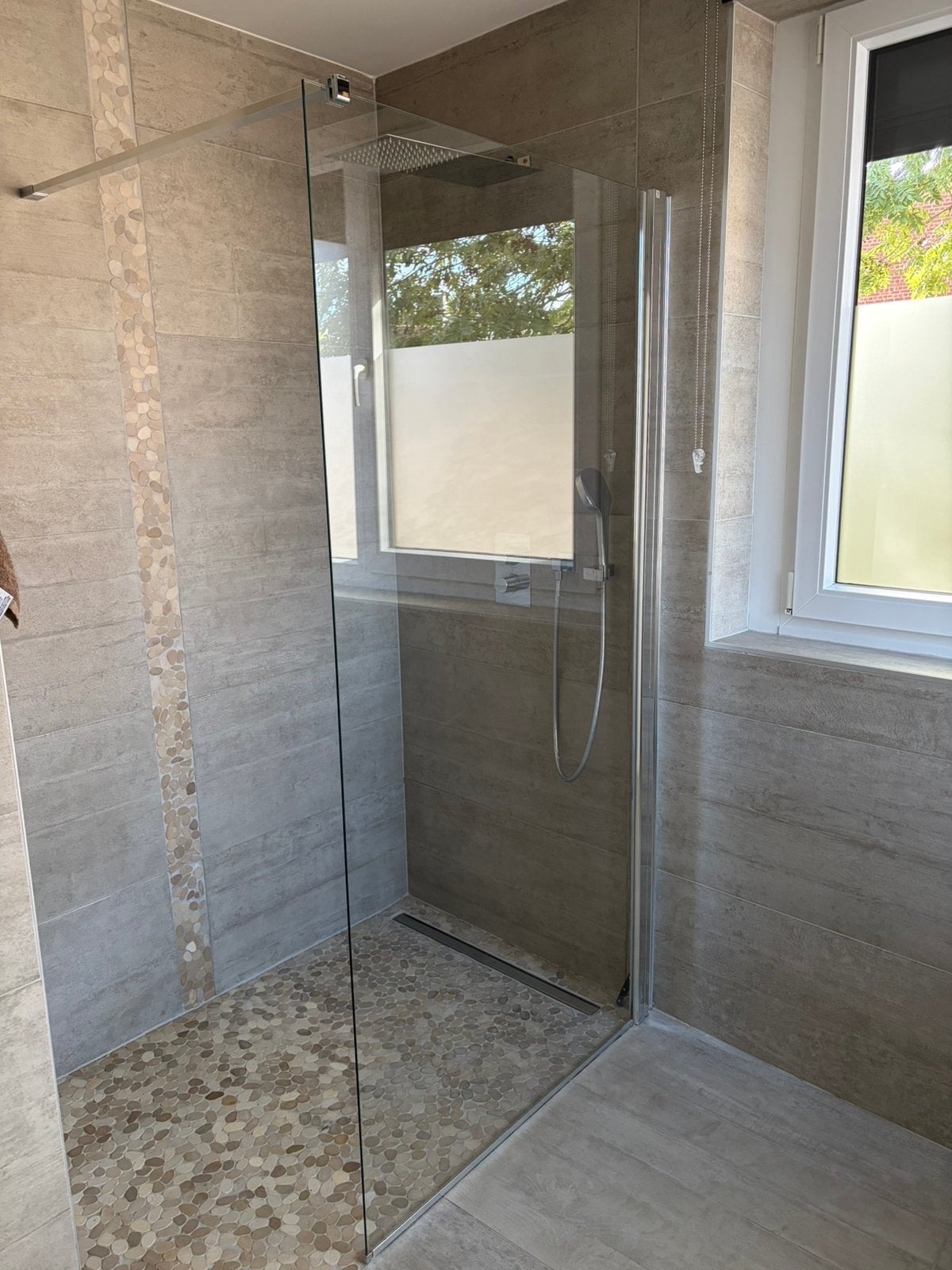 Paroi de douche a l’Italienne marque INDA 100x200cm.350€, Enlèvement, Comme neuf