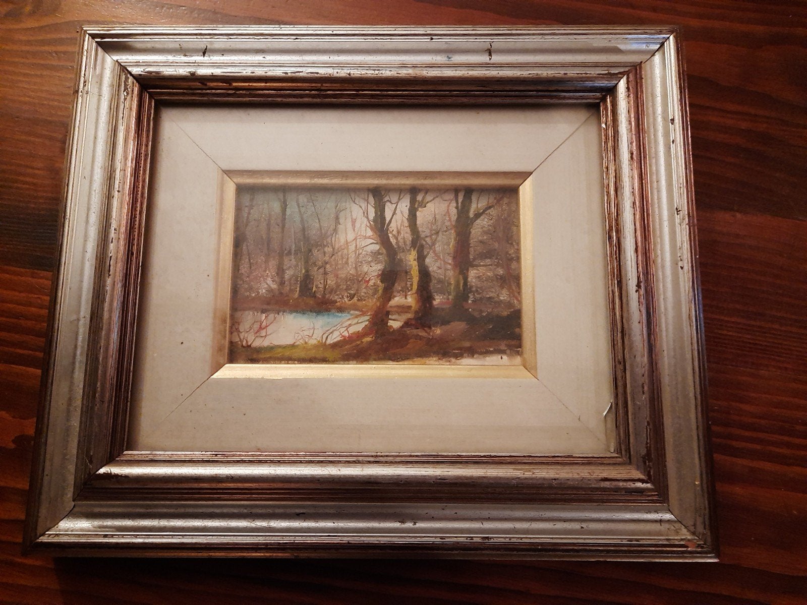 Olieverf schilderij Simolini., Antiek en Kunst, Ophalen, Olieverf
