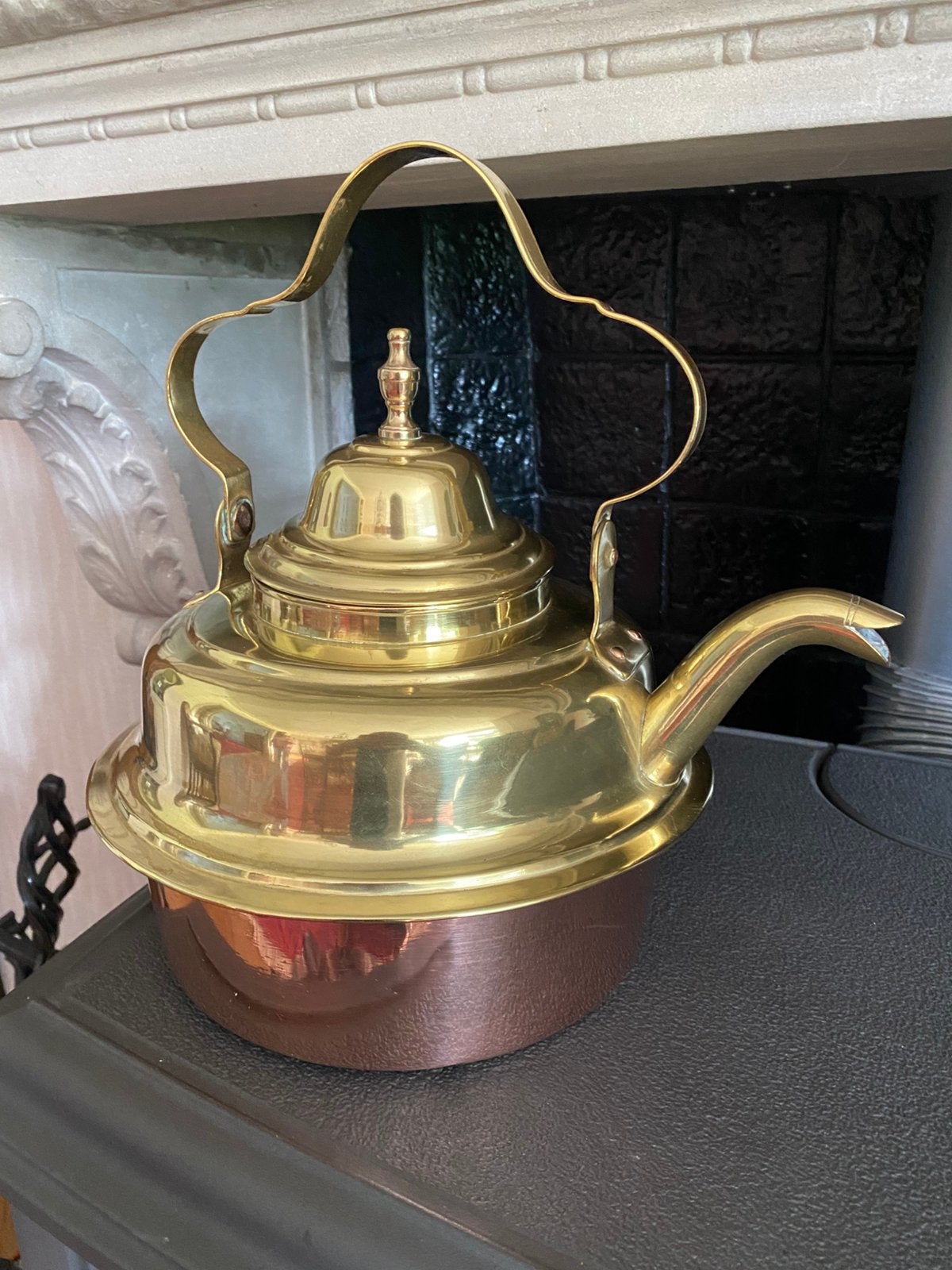 Charmante Koperen waterketel, Ophalen of Verzenden, Koper
