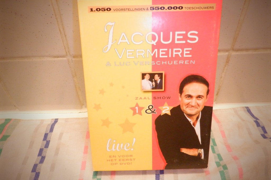 DVD Jacques Vermeire & Luc Verschueren Zaal Show 1&2.Live !, Overige artiesten, Alle leeftijden, Ophalen of Verzenden, Nederlands