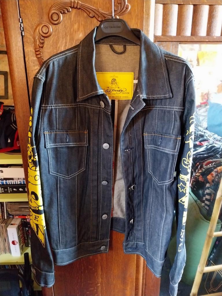Ed Hardy jeans vest, Enlèvement ou Envoi, Taille 52/54 (L)