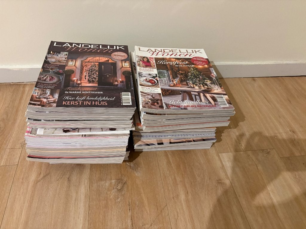 Magazines landelijk wonen GRATIS, Boeken, Ophalen, Gelezen, Interieur en Design