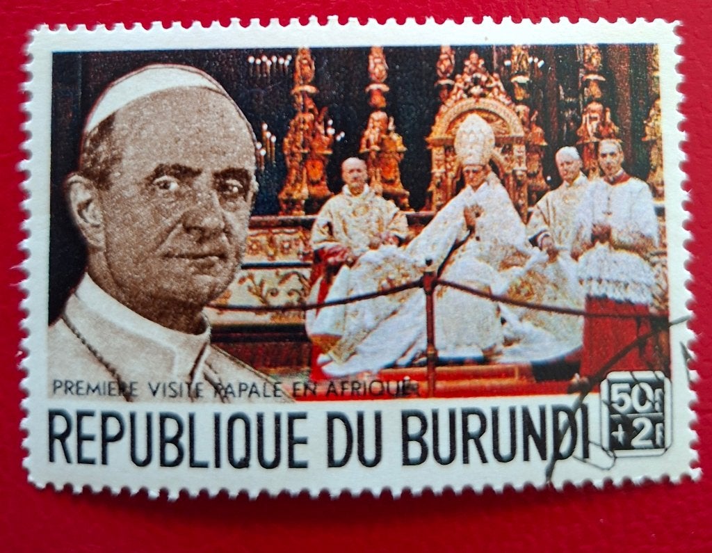 Postzegel Burundi OBP 336, Postzegels en Munten, Ophalen of Verzenden, Gestempeld