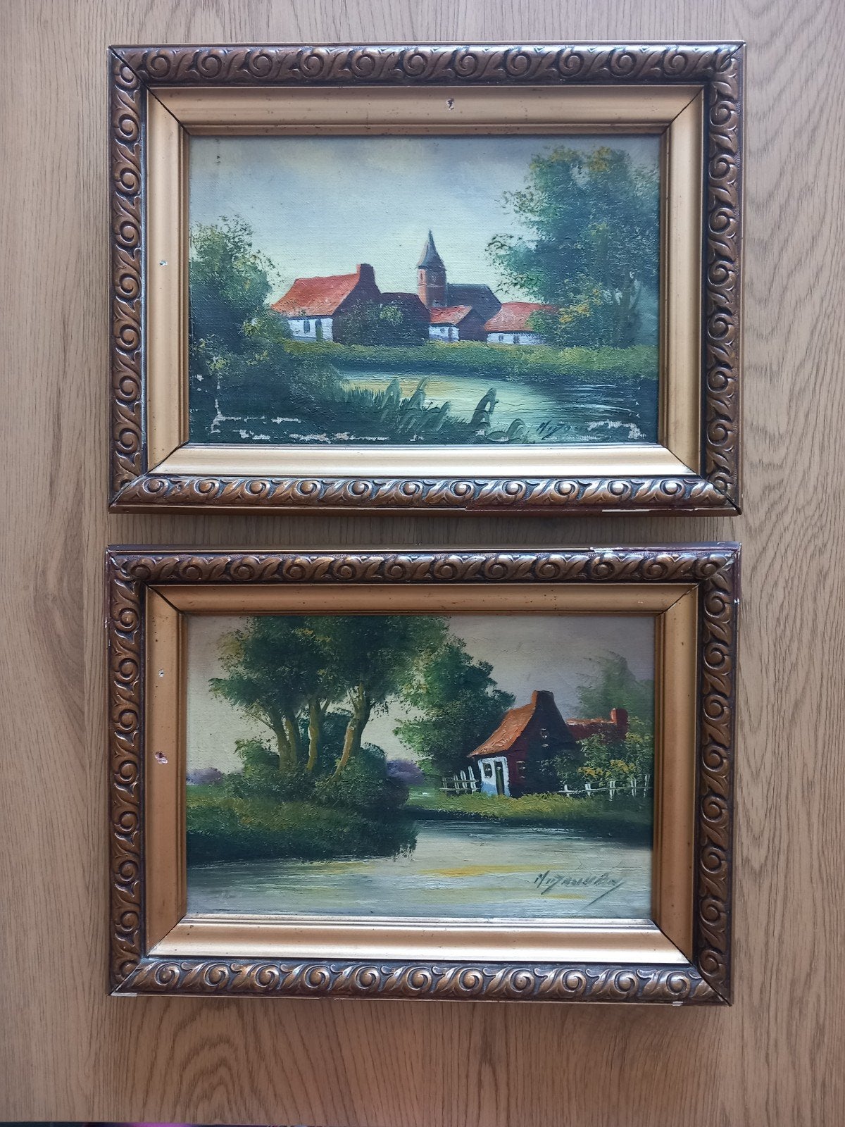 tableaux, assiettes décoratives, divers, Antiquités & Art, Enlèvement, Vintage