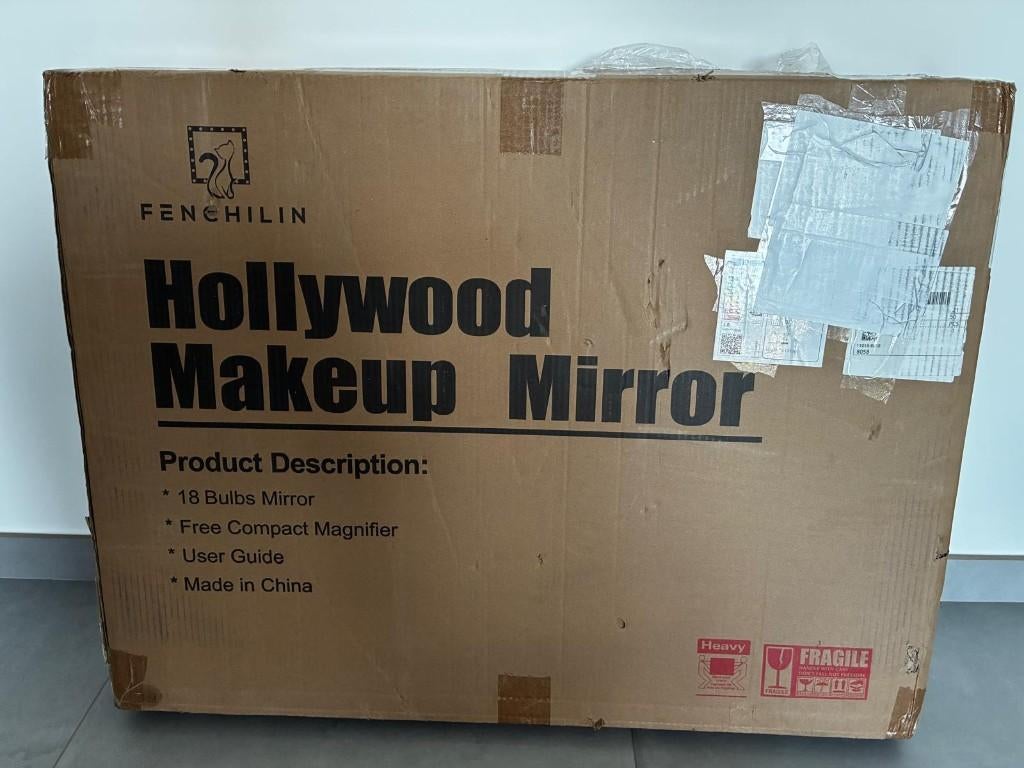 Miroir maquillage LED, Nieuw, Ophalen of Verzenden, 75 tot 100 cm, Minder dan 100 cm