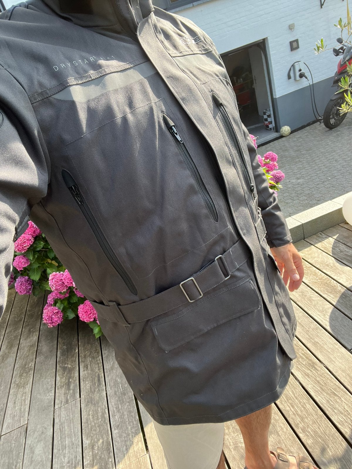 Veste Moto XL Alpinestar grise, Enlèvement, Seconde main, Hommes, Manteau | tissu
