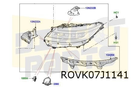 Range Rover Sport (6/22-) (L461) Koplamp Links (pixel LED) O, Autos : Pièces & Accessoires, Éclairage, Land Rover, Neuf, Envoi