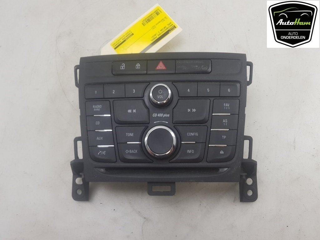 PANNEAU DE COMMANDE RADIO Zafira Tourer (P12) (|13435410|), Utilisé, Opel
