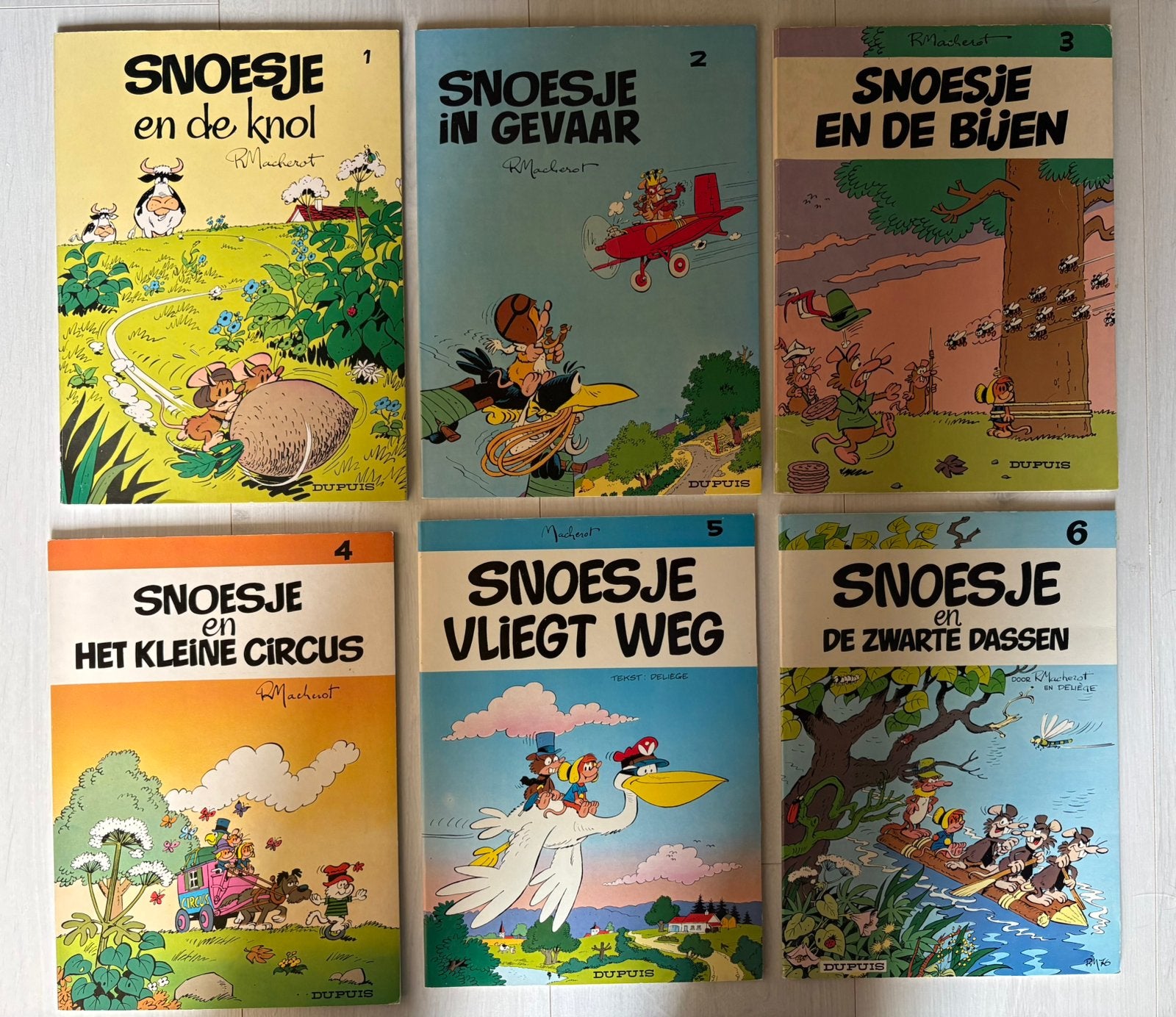 Macherot Snoesje 6 delen heruitgaven, Verzenden, Zo goed als nieuw