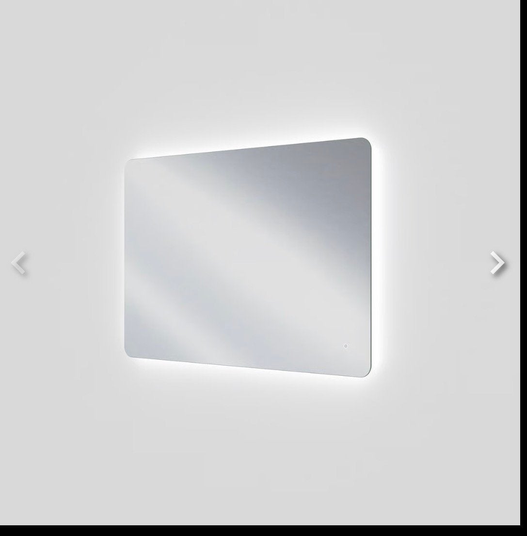 Miroir lumineux arrondi sans cadre Linie Lux, Enlèvement, Neuf