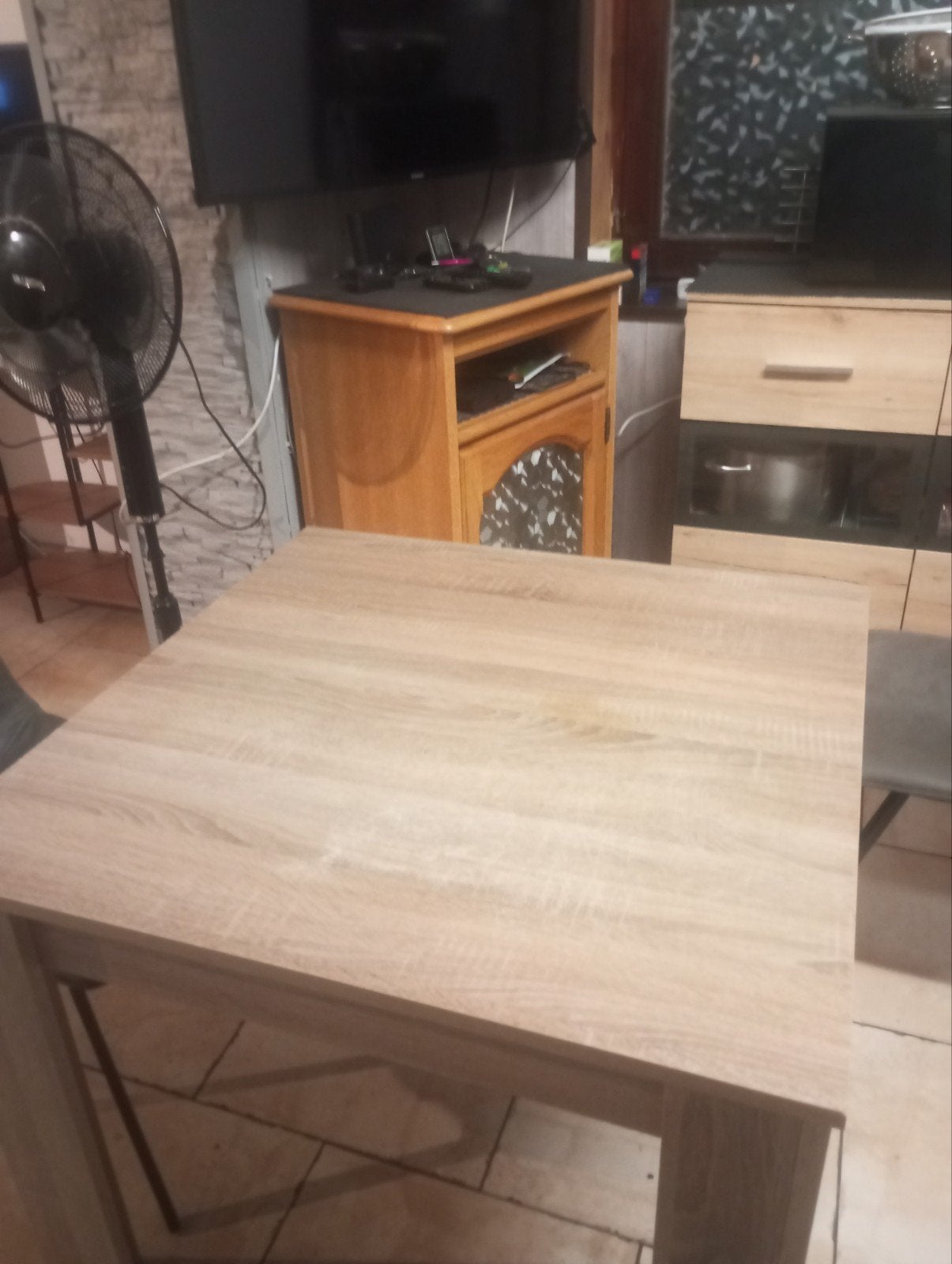 table carrée 80x80 hauteur 75 a 80, Maison & Meubles, Enlèvement