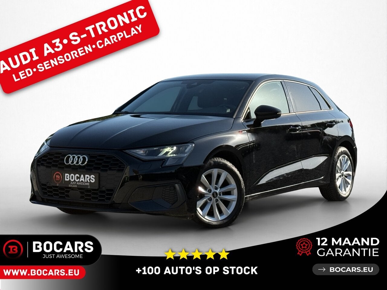 Audi A3 Sportback, Auto's, Audi, Bedrijf, A3, ABS, Airbags, Alarm, Apple Carplay, Bluetooth, Boordcomputer, Centrale vergrendeling