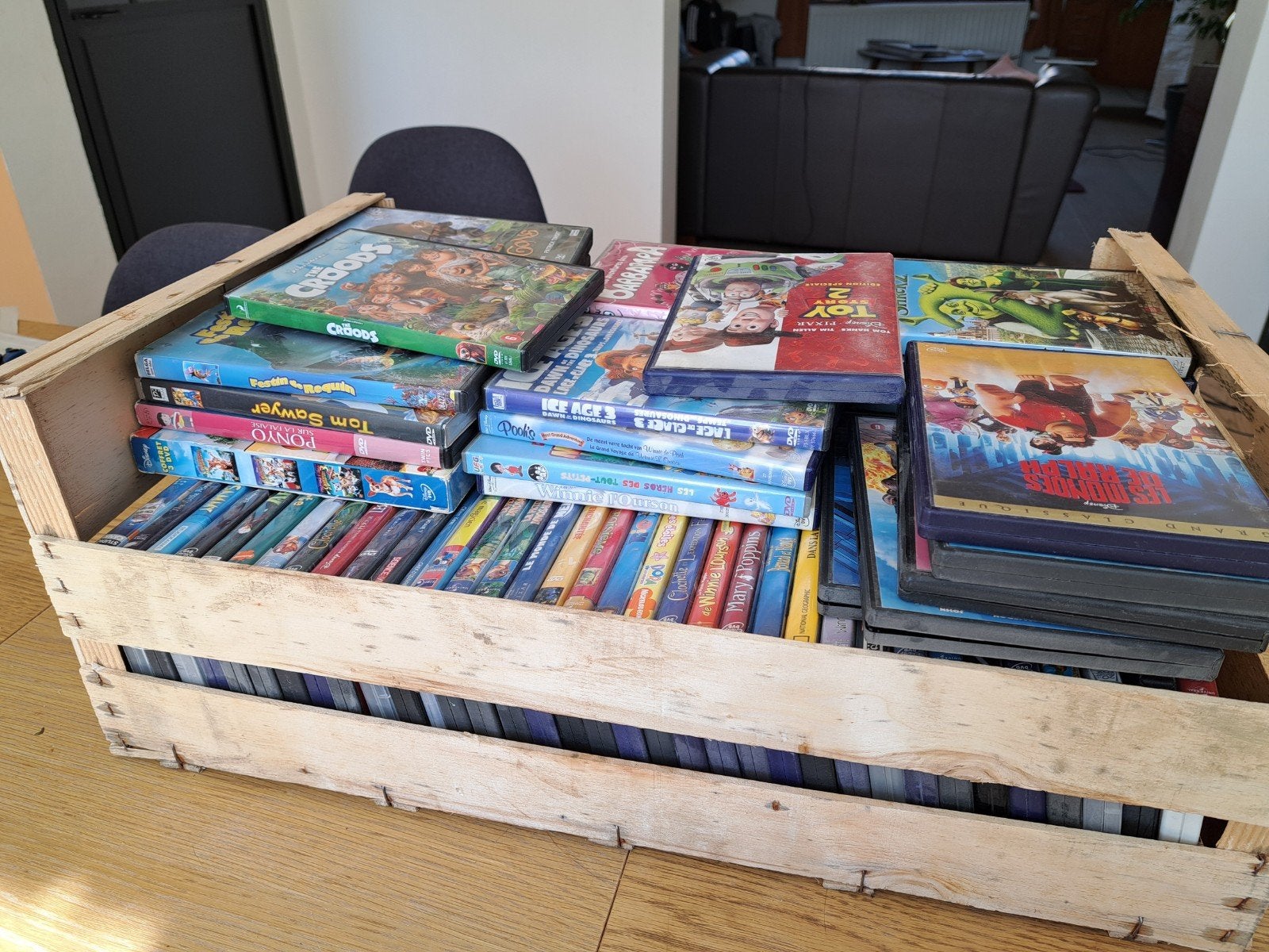 Super collection 105 DVD animés jeunesse, Cd's en Dvd's, Ophalen, Gebruikt, Tekenfilm