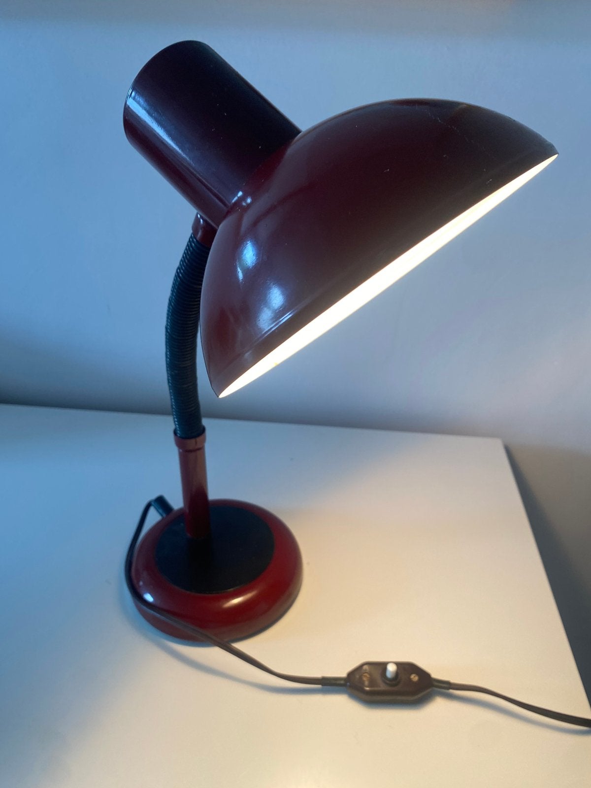Enorme vintage tafellamp, Huis en Inrichting, Ophalen of Verzenden, Zo goed als nieuw, Vintage