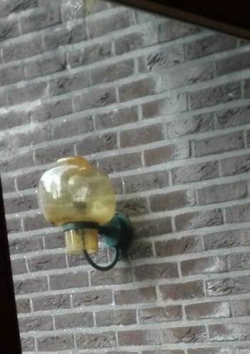buitenlamp, Ophalen