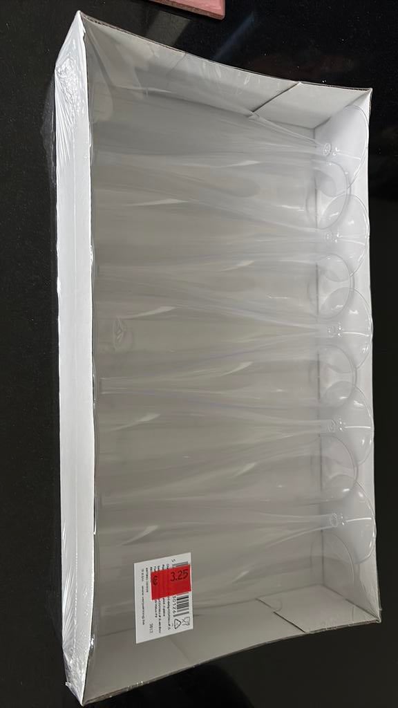 Plastieke champagneglazen 50 stuks, Ophalen, Nieuw, Overige typen