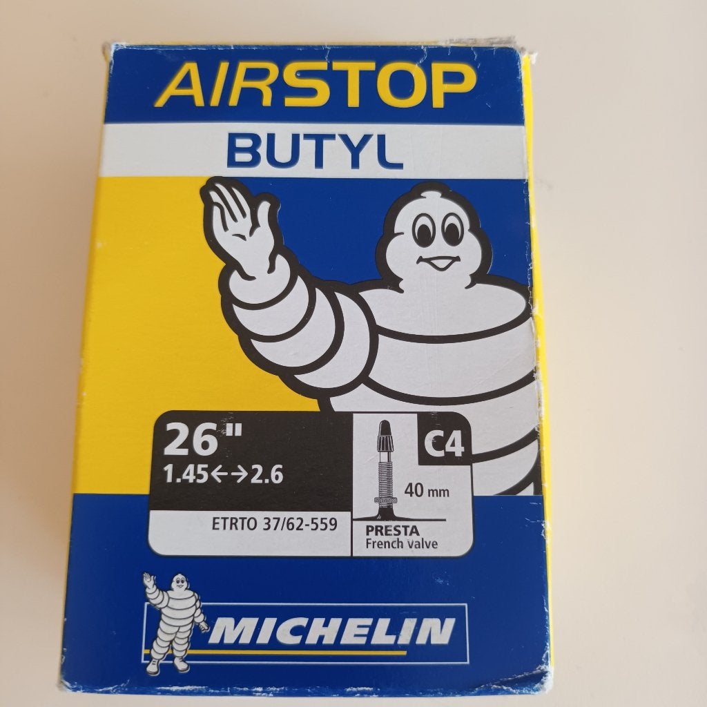 Michelin 2 binnenbanden airstop NIEUW, Ophalen of Verzenden, Nieuw, Band, Michelin