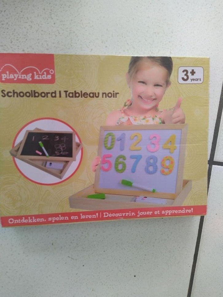 Kinder schoolbord whiteboard, Hobby en Vrije tijd, Ophalen of Verzenden, Zo goed als nieuw