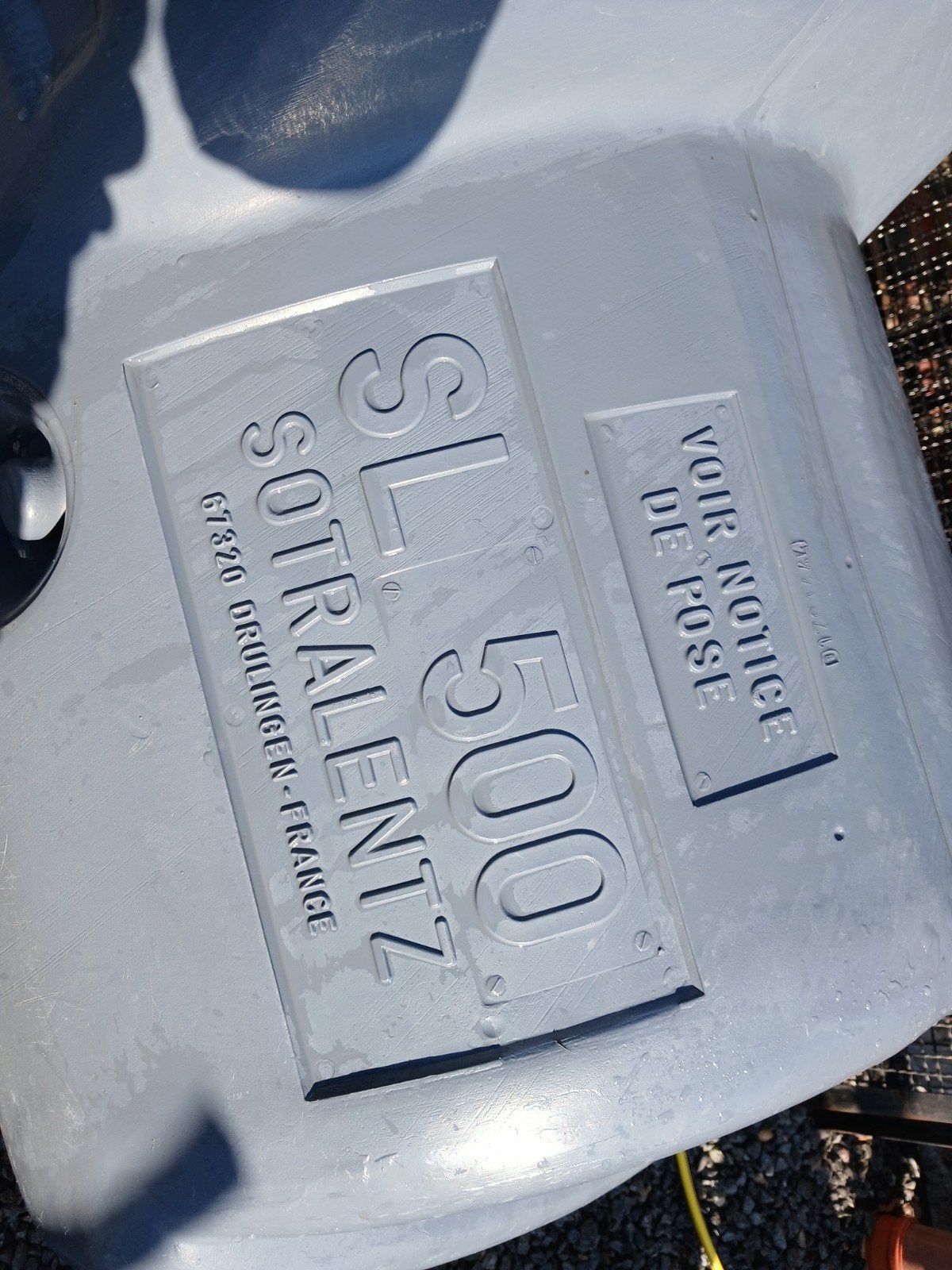 Regenton sotralentz 500 liter, Ophalen