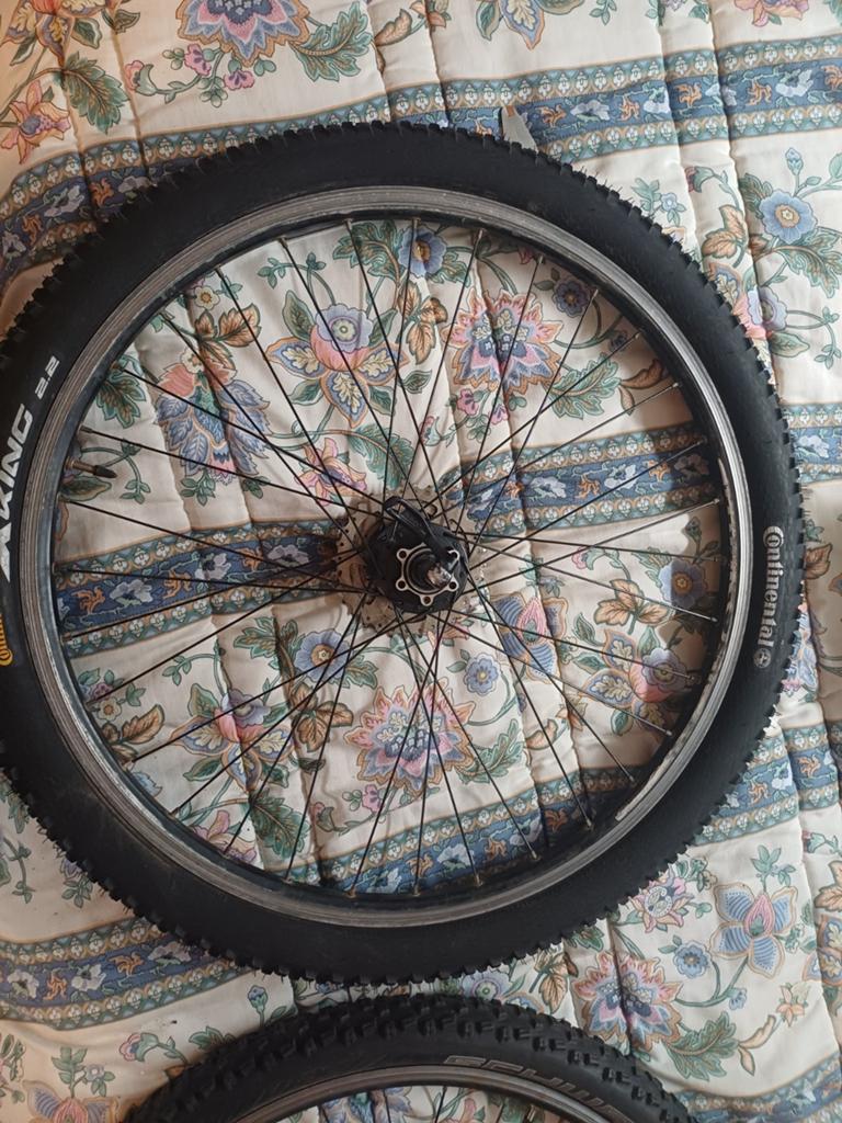 Paire de roues VTT 26 pouces, Enlèvement