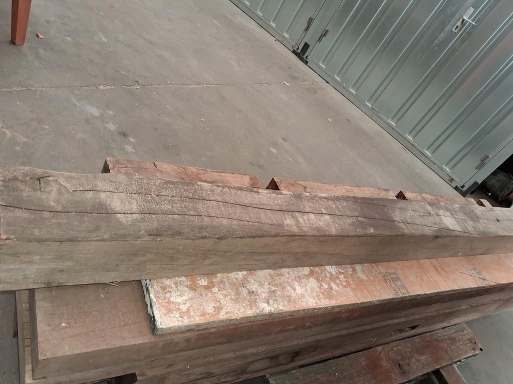 Eiken balken, Doe-het-zelf en Bouw, Ophalen, Eiken
