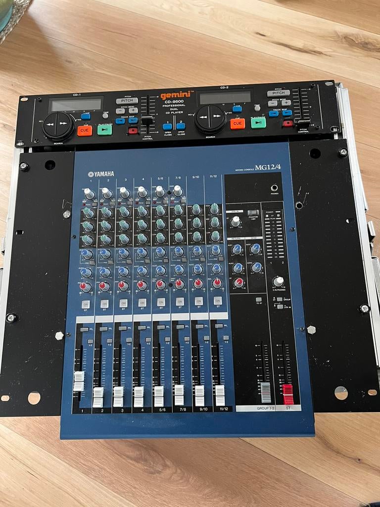 Mengpaneel in flightcase, Muziek en Instrumenten, Ophalen, Gebruikt